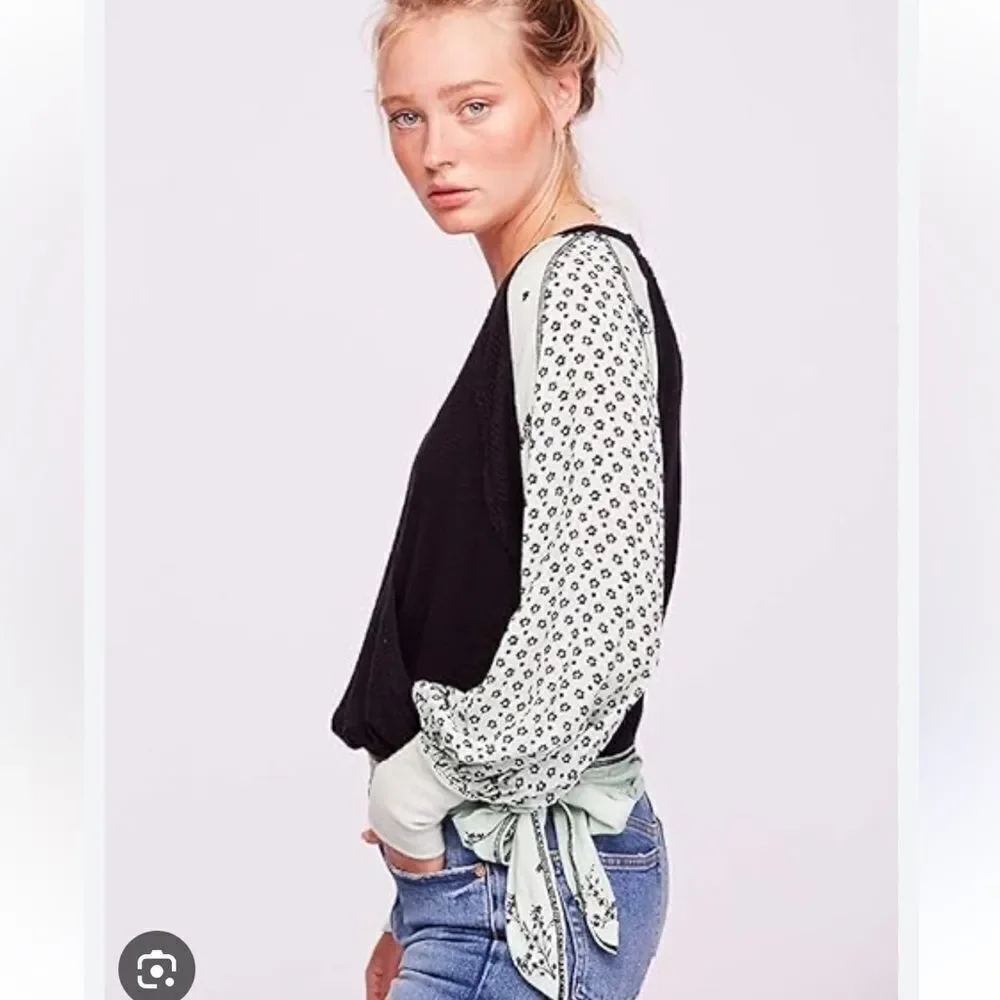 Free People Auxton Thermal Top Size Small